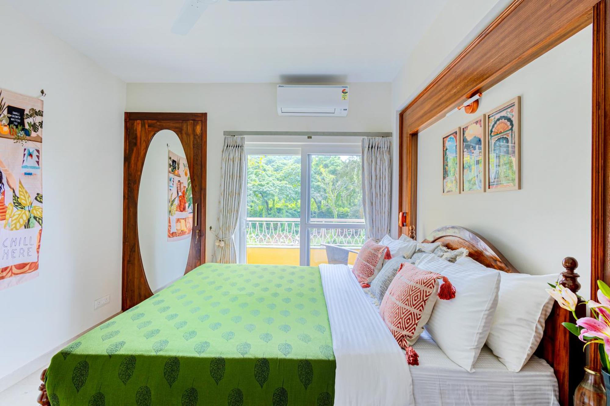 Alaya Stays 1 Bhk With Balcony & Pool - Veera Marina Candolim Eksteriør bilde
