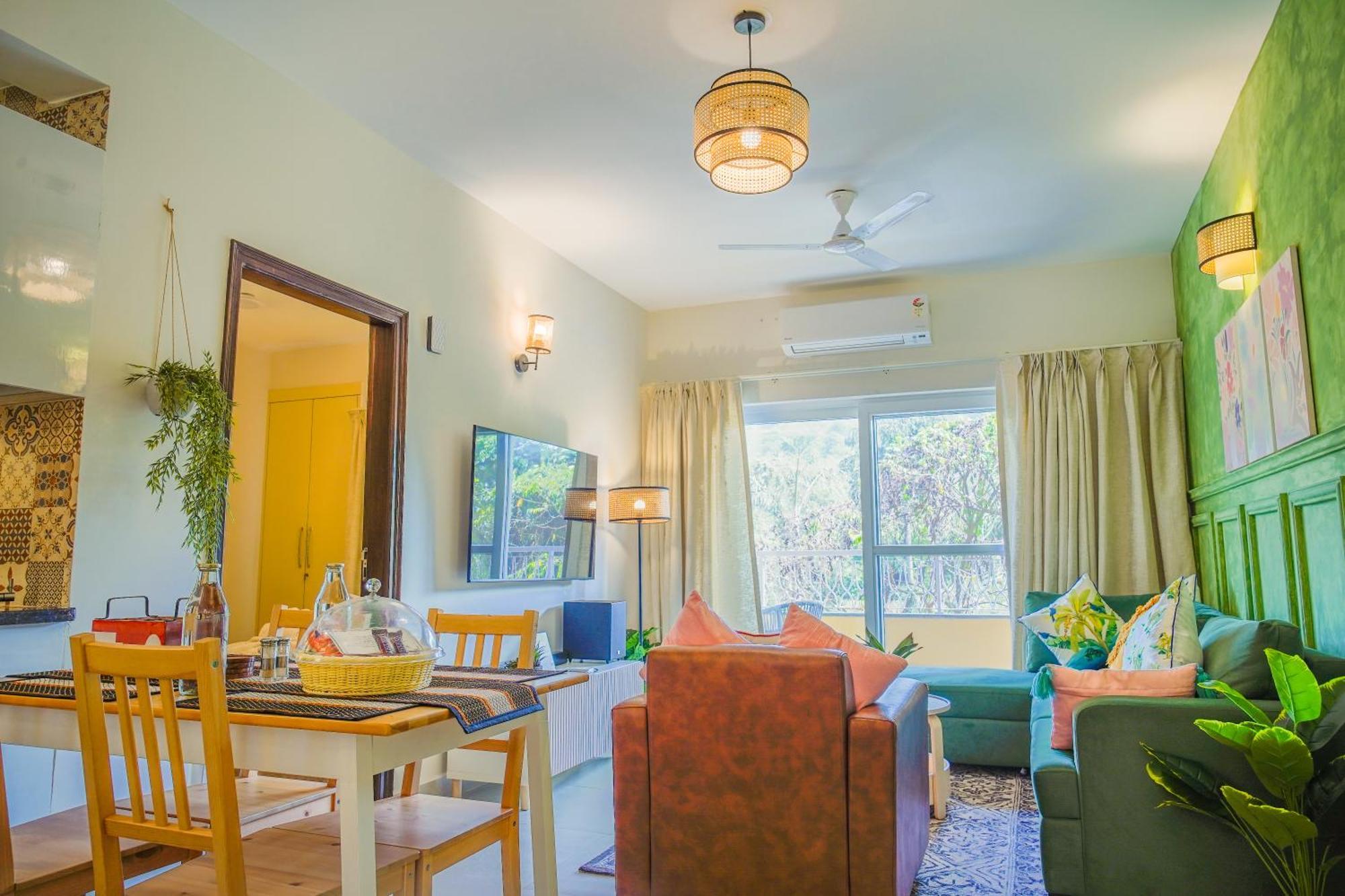 Alaya Stays 1 Bhk With Balcony & Pool - Veera Marina Candolim Eksteriør bilde